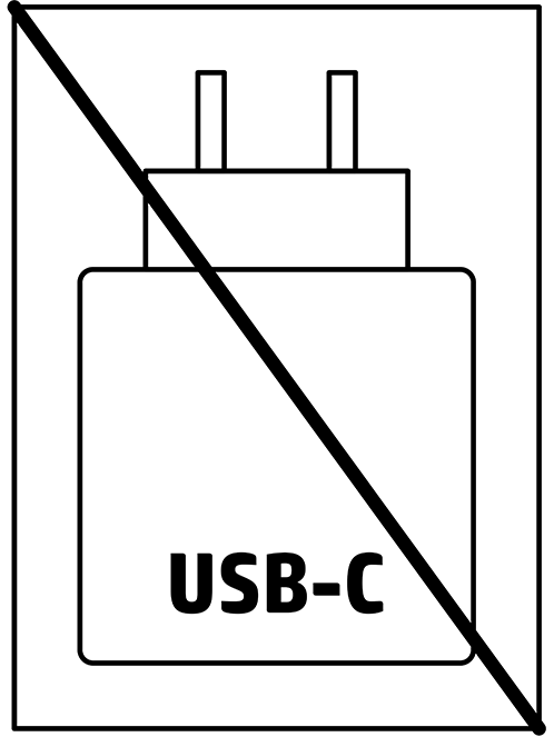 Ne podpira USB-C polnilec