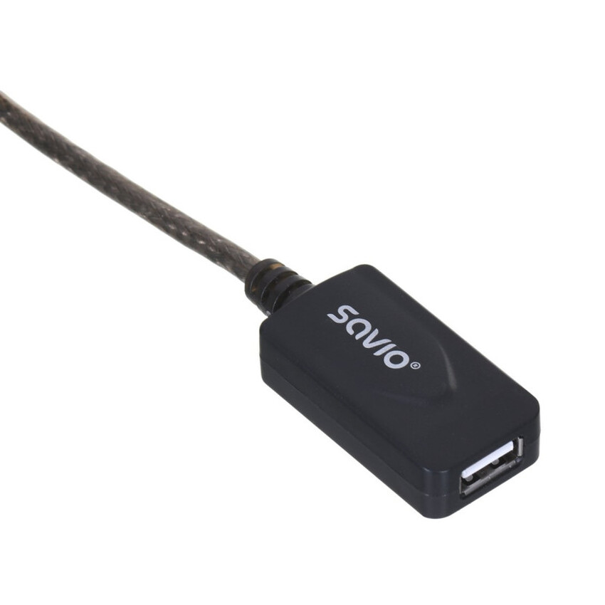 Kabel USB podaljšek Moški - Ženski priklop 10M Savio CL-130 USB 2.0-A