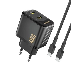 Polnilec za telefon Dudao A28PCEU 45W 2x USB-C + USB-C kabel 1M