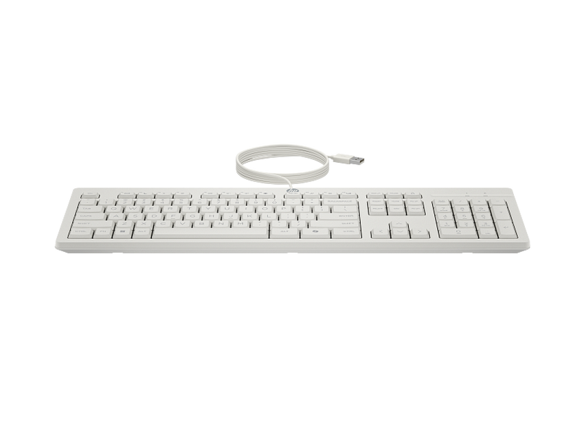 Tipkovnica in miška USB HP 225 Combo bela
