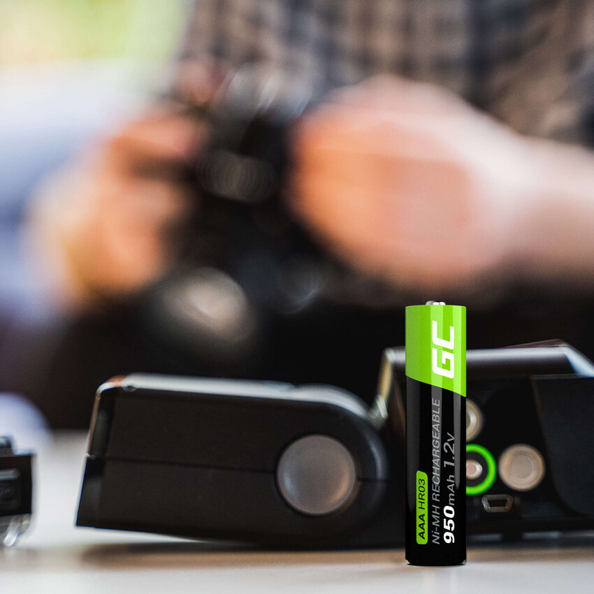 Green Cell Rechargeable baterijas 4x AAA HR03 950mAh (GR03)