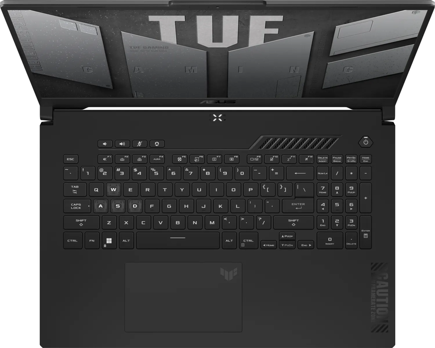 Prenosnik ASUS TUF Gaming A17 FA707NVR-HX008W | R7 7435HS | RTX 4060 (8 GB)