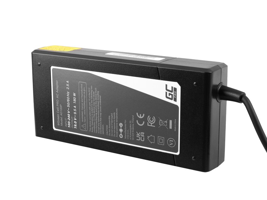 Green Cell PRO polnilec / AC Adapter 19V 9.5A 180W za MSI GT60 GT70 GT680 GT683 Asus ROG G75 G75V G75VW G750JM G750JS (AD100P)