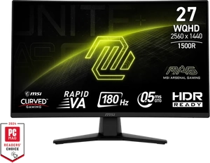 Monitor MSI MAG 274CQF 68,6 cm (27″) WQHD VA LED 180 Hz 1 ms ukrivljen