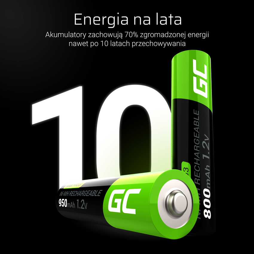 Green Cell 16x AAA HR03 950mAh baterija (GR12)