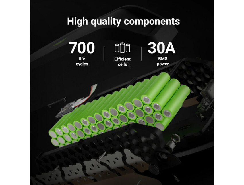 Green Cell® GC PowerMove E-Bike baterija 48V 13Ah Li-Ion Down Tube with polnilec (EBIKEGCF02)