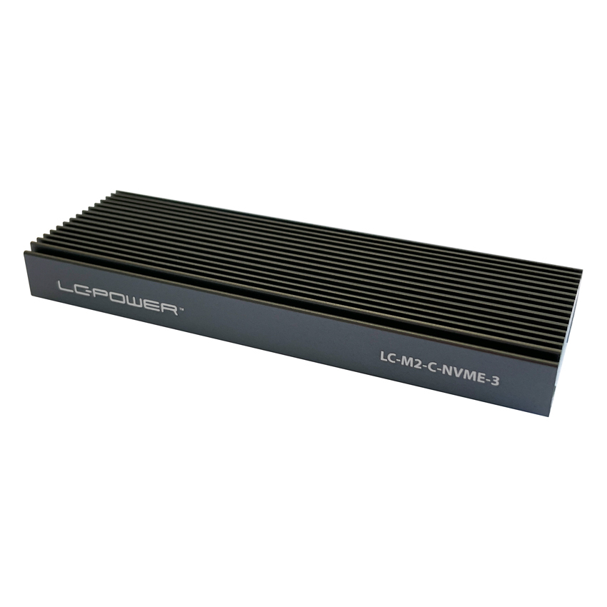 Ohišje za M.2 SSD disk LC-Power LC-M2-C-NVME-3 NVMe (PCIe) USB-C