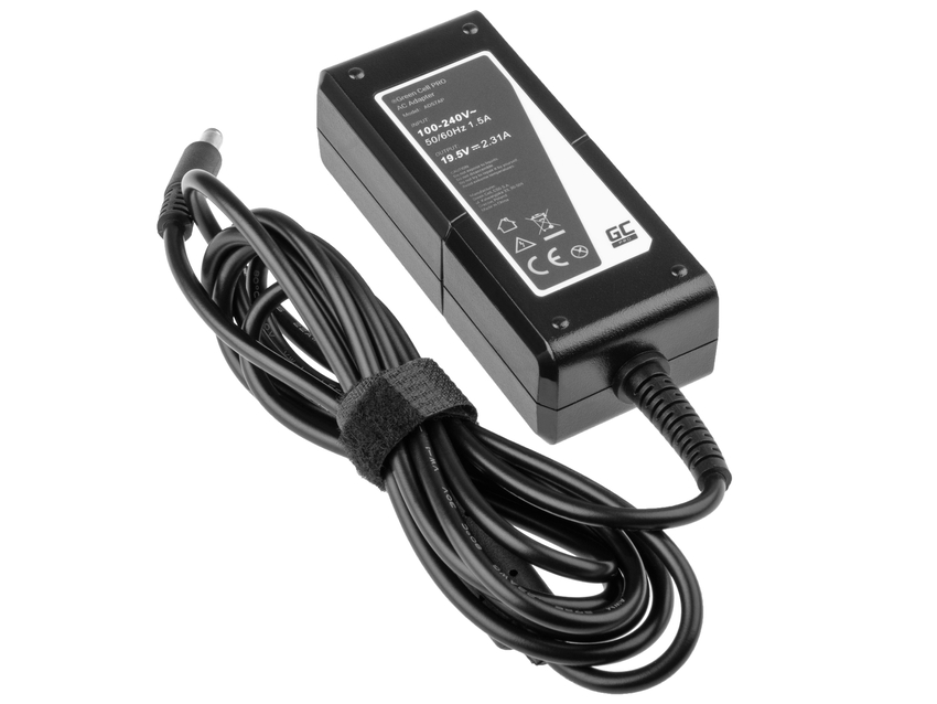 Green Cell PRO polnilec / AC Adapter 19.5V 2.31A 45W za Dell XPS 13 9343 9350 9360 Inspiron 15 3552 3567 5368 5551 5567 (AD57AP)