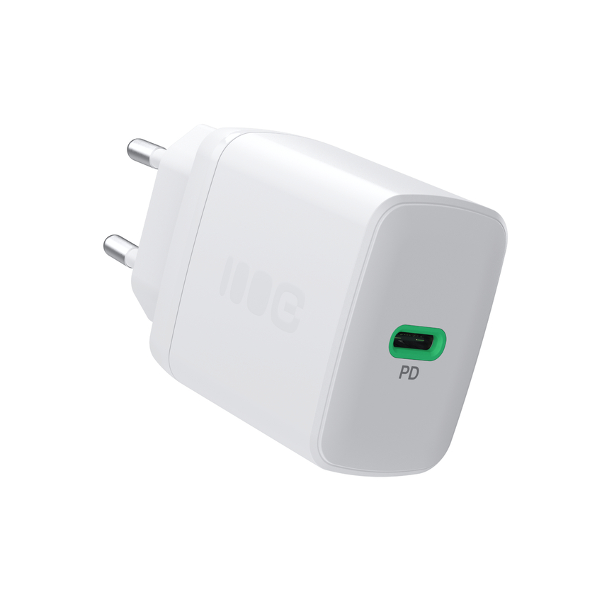 Greencell PowerSource Solo30 polnilec USB C weiß Power Adapter 30W napajalni kabel (CHARB-GC-30C-W)