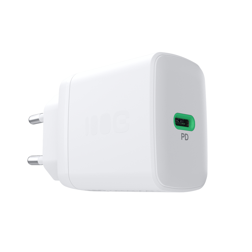 Greencell PowerSource Solo30 polnilec USB C weiß Power Adapter 30W napajalni kabel (CHARB-GC-30C-W)