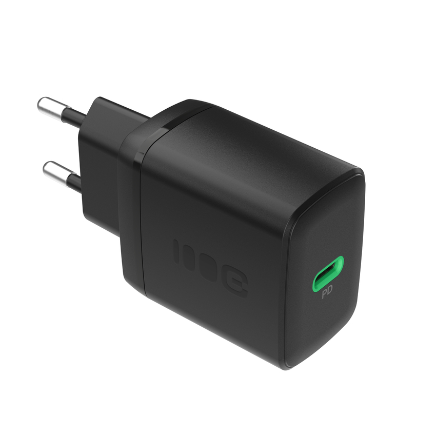 Greencell PowerSource Solo30 polnilec USB C Black Power Adapter 30W napajalni kabel (CHARB-GC-30C-B)