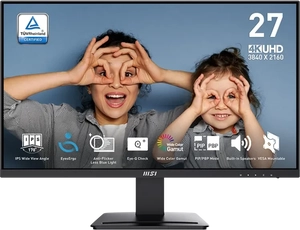 Monitor MSI PRO MP273UDE 68,6 cm (27″) 4K UHD IPS LED 60Hz 4ms