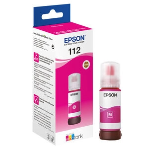 Epson EcoTank 112 črnilo, steklenička, Magenta (C13T06C34A)