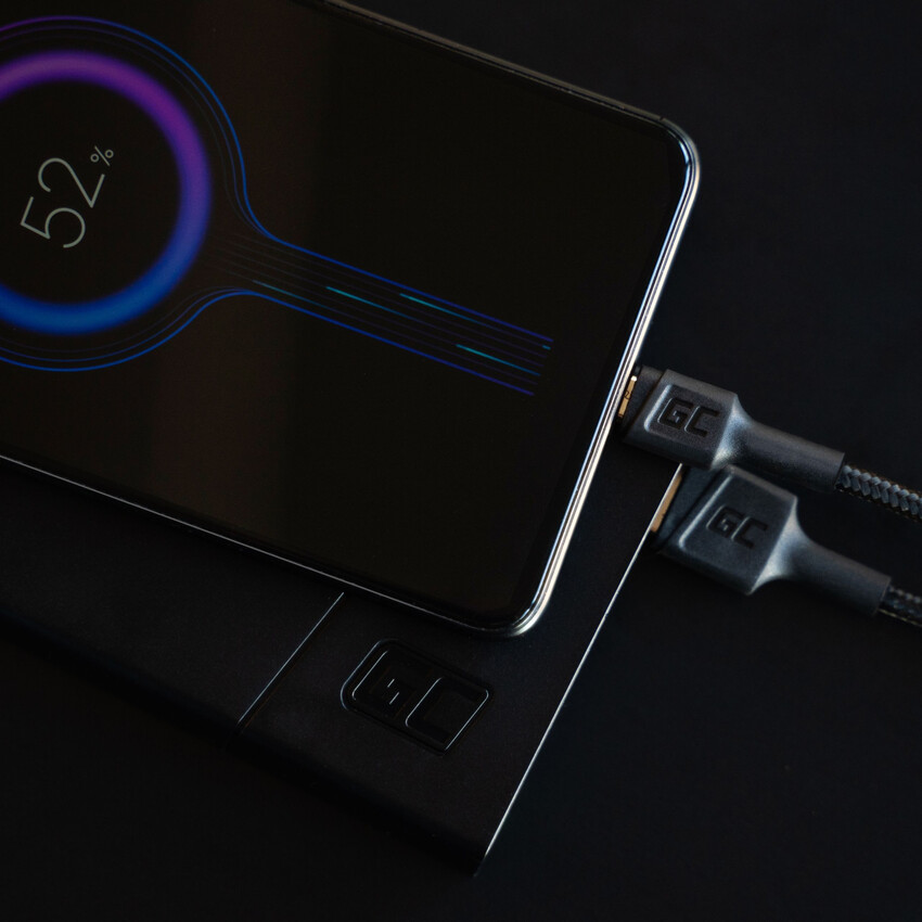 Green Cell kabel GC PowerStream USB-A - Micro USB 30cm quick charge Ultra Charge, QC 3.0 (KABGC23)