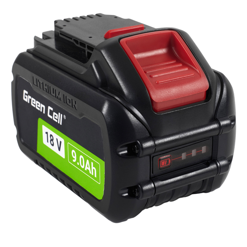 Green Cell baterija za DeWalt XR 18V 9Ah Replacement za DCB182 DCB184 (PTDW18V9)